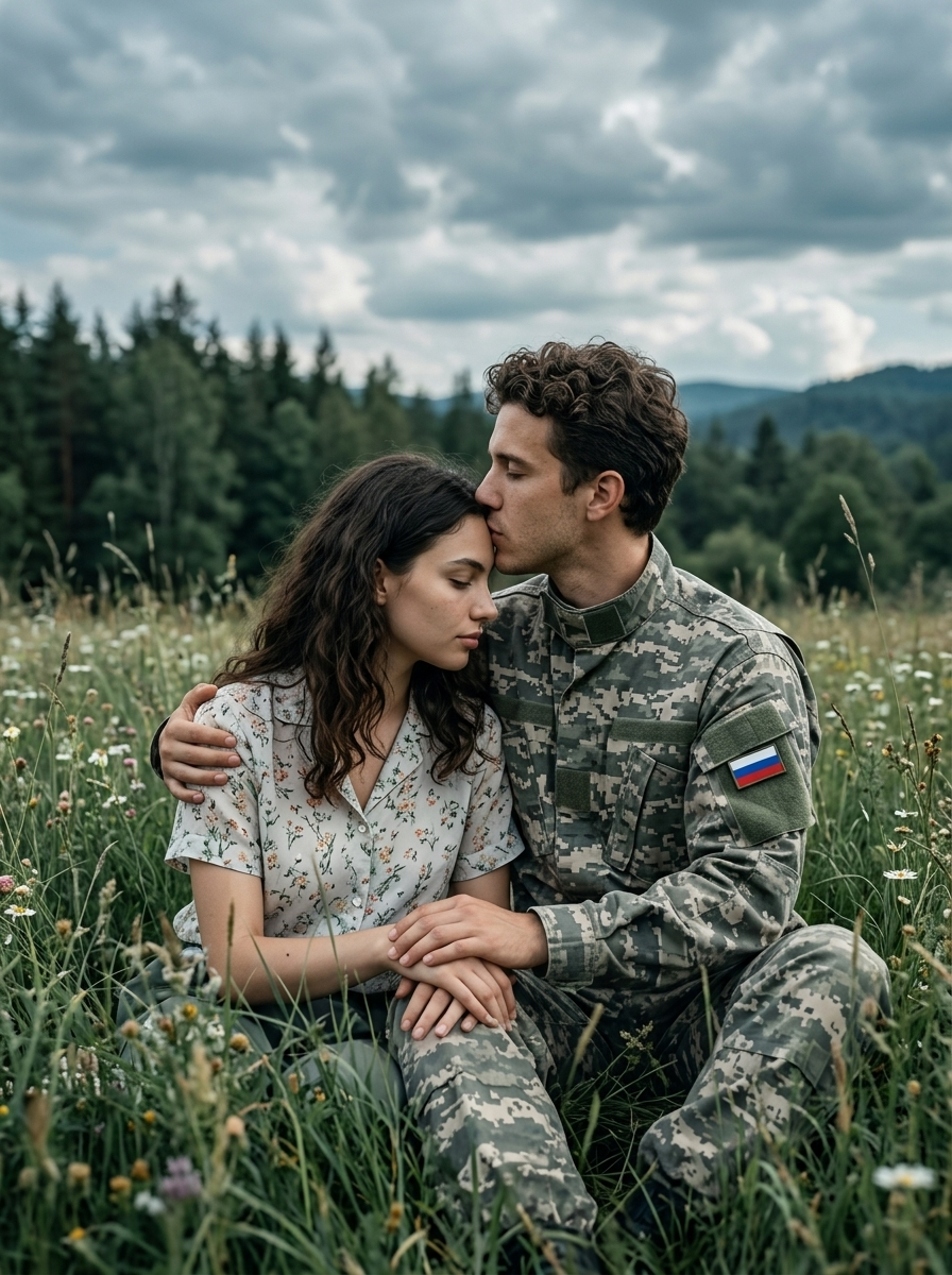 с военным в поле 1
